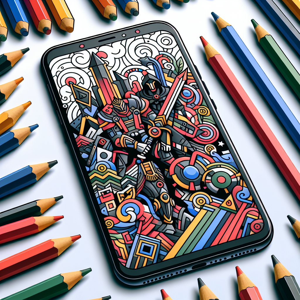 Membuat Karya Seni dengan Gambar Mewarnai Mobile Legend