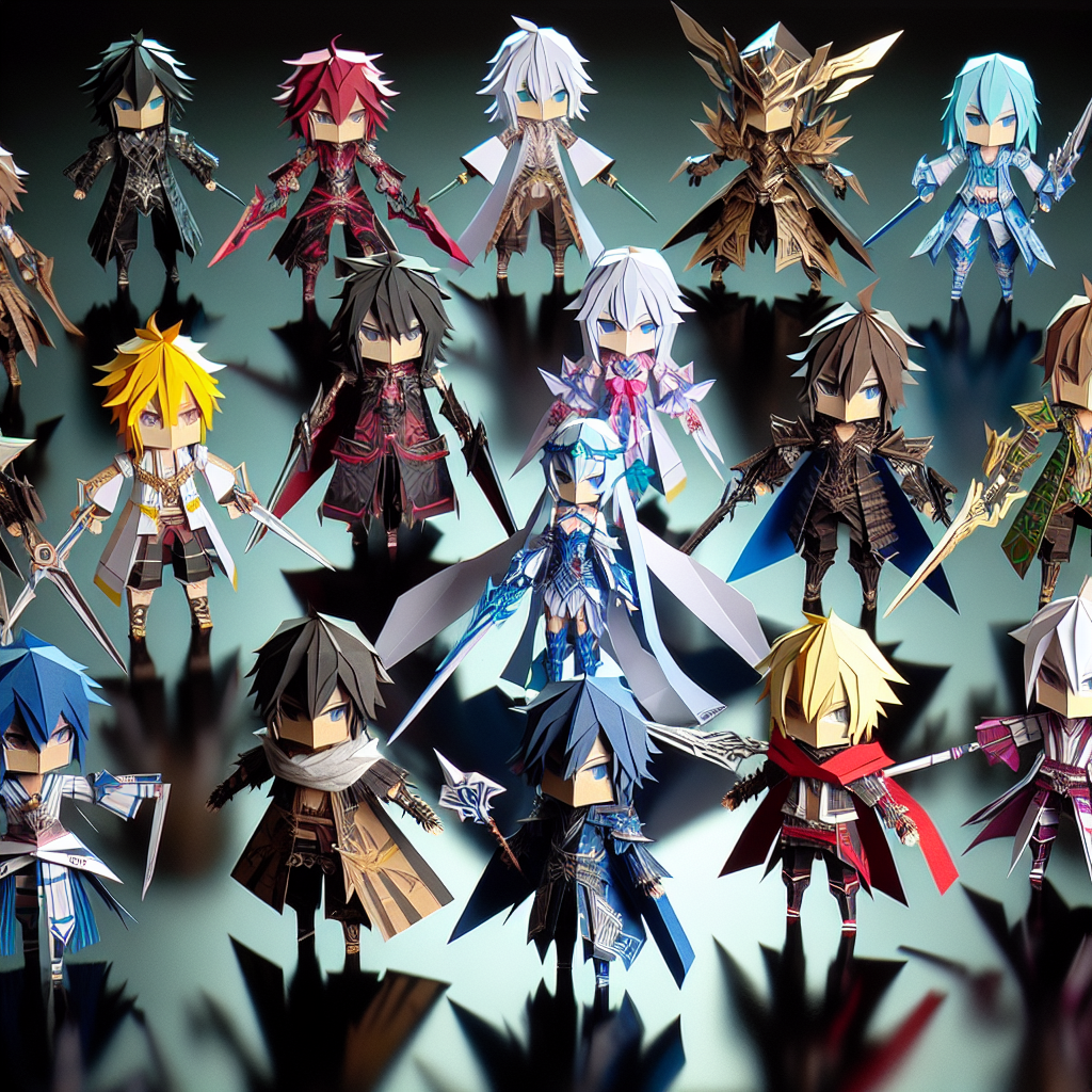 Exploring the Fascinating World of Mobile Legends Anime Papercraft